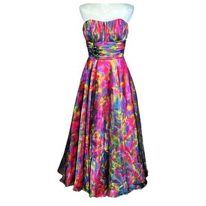Jonathan Kayne Color Splash Dress 2 Colorful 
Coquette Girl Whimsical Jeweled